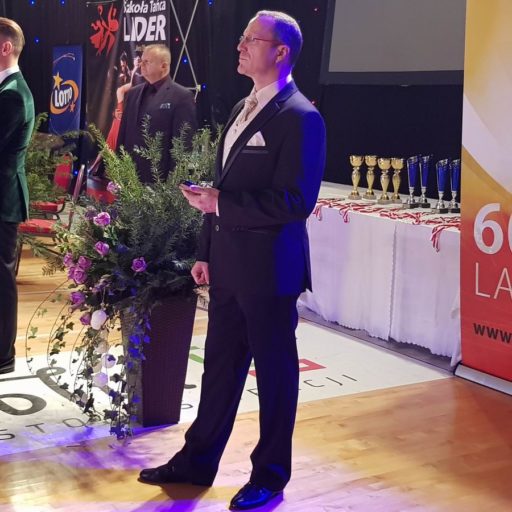 Sędzia sportowego tańca towarzyskiego Dariusz Kurzeja